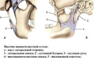 Сустав нижней челюсти воспаление синдром